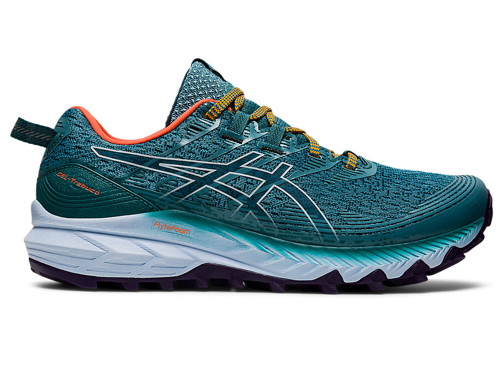 Dámské Trailové Běžecké Boty Asics Gel-Trabuco 10 Tmavě Zelene Blankyt | 9126-GVSIA