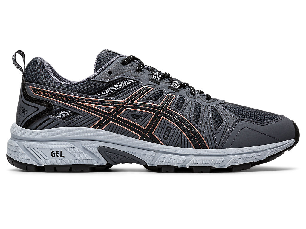 Dámské Trailové Běžecké Boty Asics Gel-Venture 7 (D) Tmavě Šedé | 3497-ORCXW