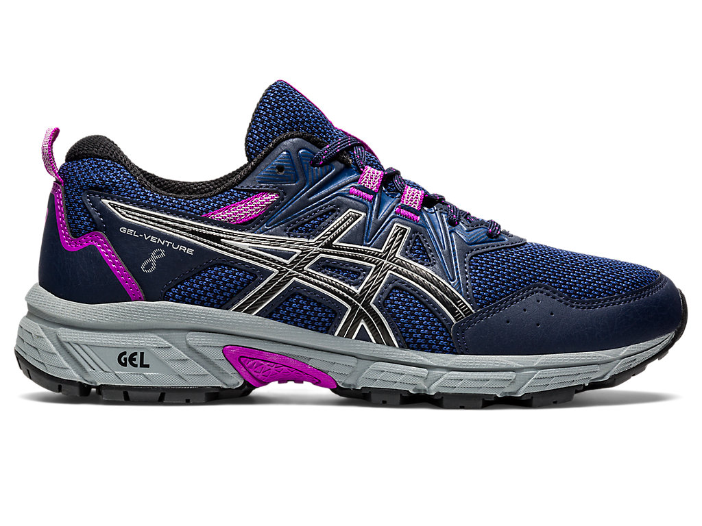 Dámské Trailové Běžecké Boty Asics Gel-Venture 8 (D) Stříbrné | 7684-NKTGM