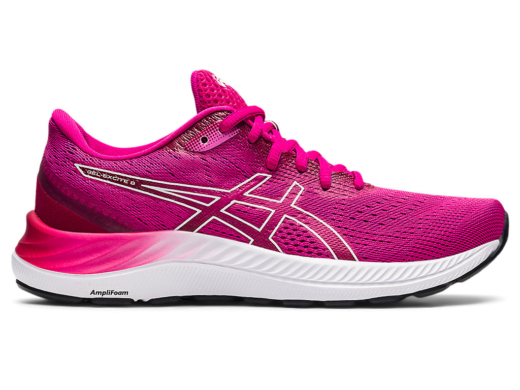 Dámské Trekové Boty Asics Gel-Excite 8 Růžové Bílé | 9843-OQEZW