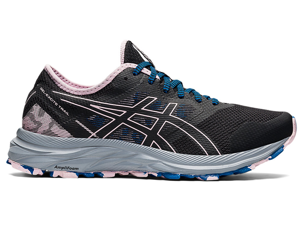 Dámské Trekové Boty Asics Gel-Excite Trailové Černé Růžové | 6871-KVHZR