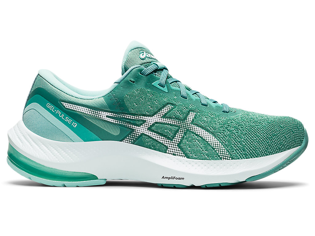 Dámské Trekové Boty Asics Gel-Pulse 13 Olivy Zelené Bílé | 3678-WVJUB