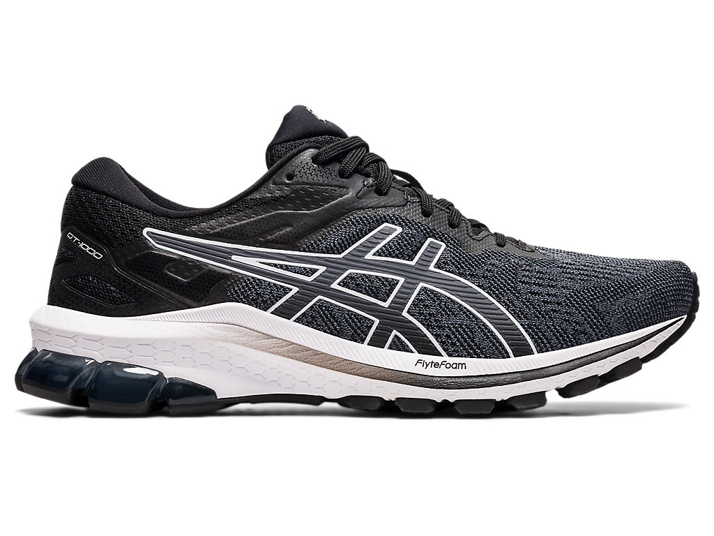 Dámské Trekové Boty Asics Gt-1000 10 (D) Černé Bílé | 1763-ZOYGD