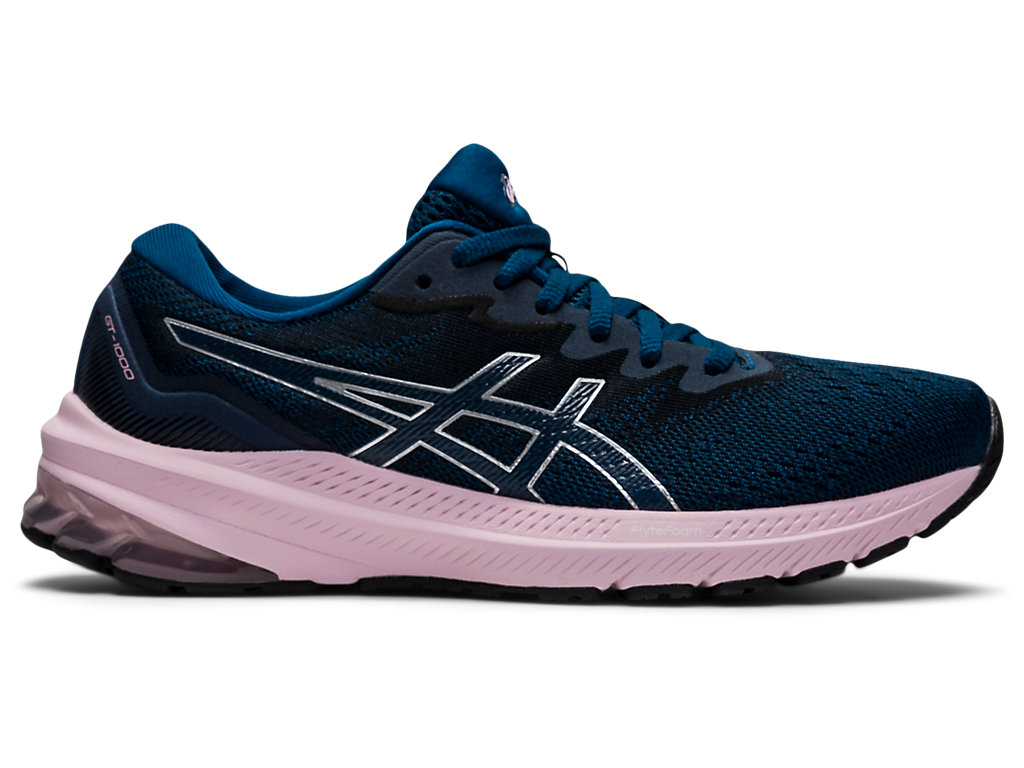 Dámské Trekové Boty Asics Gt-1000 11 Blankyt Růžové | 3602-WYSJO