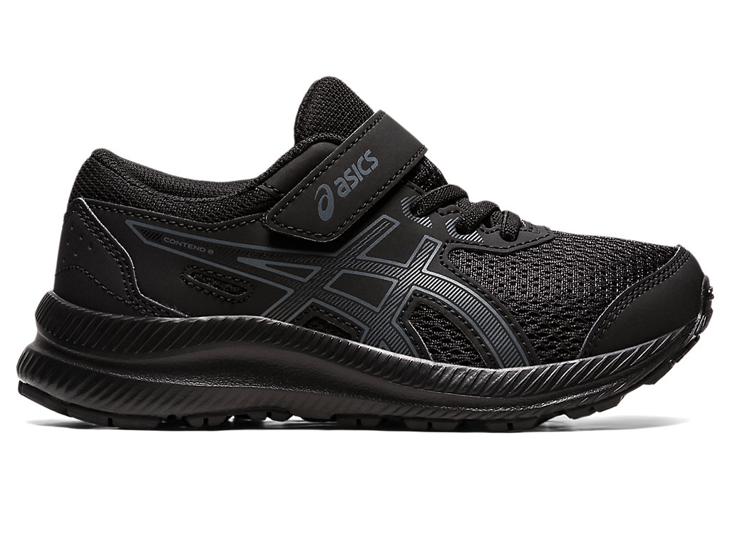 Dětské Running Shoes Asics Contend 8 Pre-School Černé Šedé | 2310-FYCZP