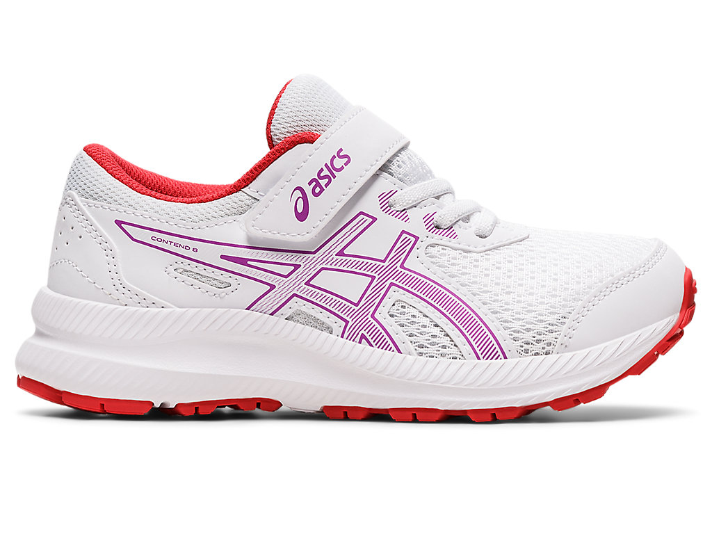 Dětské Running Shoes Asics Contend 8 Pre-School Bílé Fialové | 4079-OQDAT