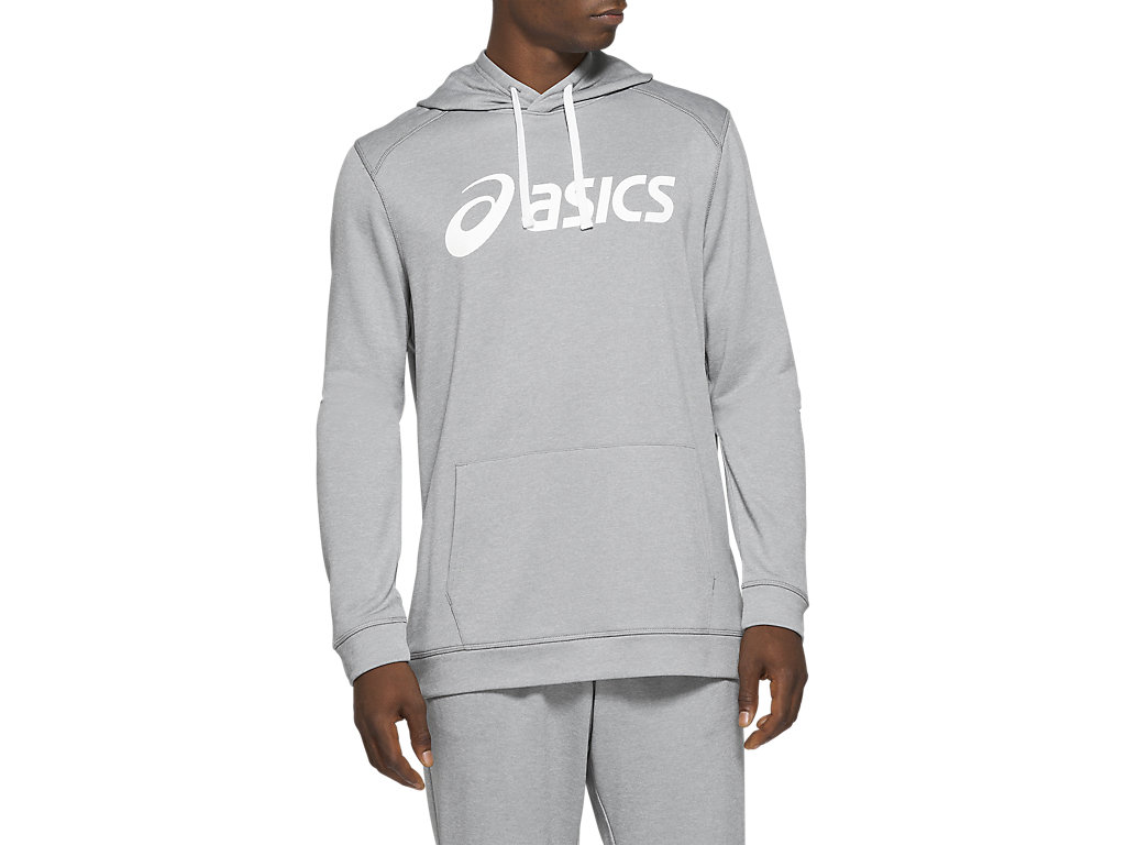 Pánské Mikiny S Kapucí Asics French Terry Bílé | 3092-ICLSM