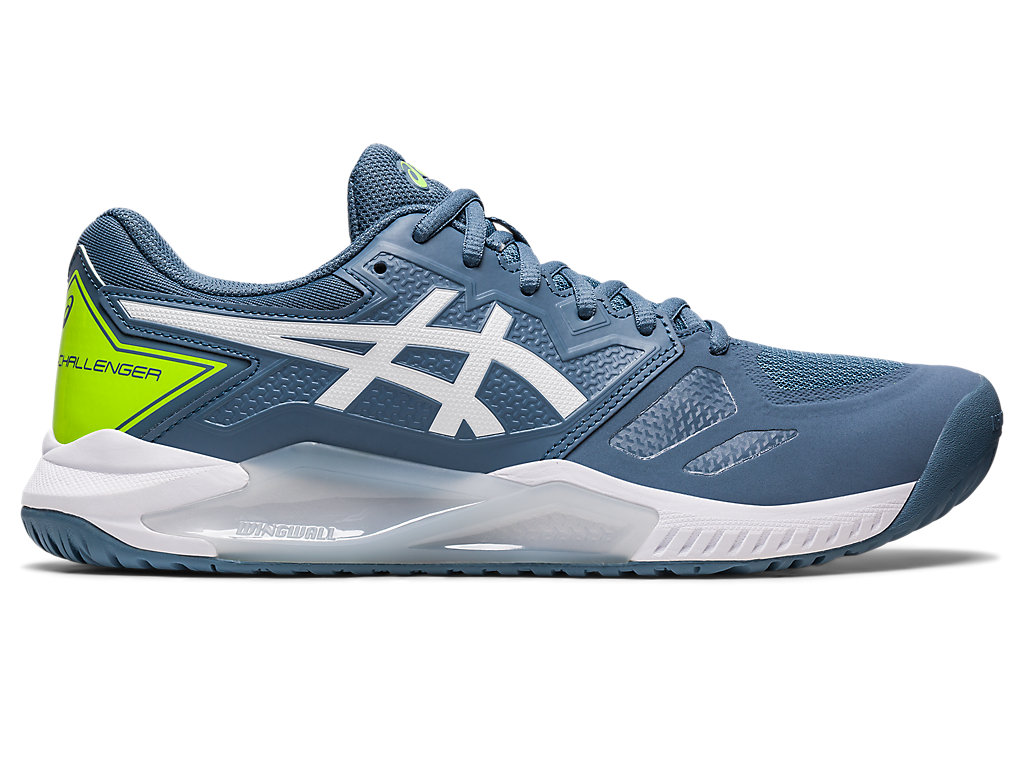 Pánské Tenisové Boty Asics Gel-Challenger 13 Šedé Blankyt Bílé | 1058-JPFGU