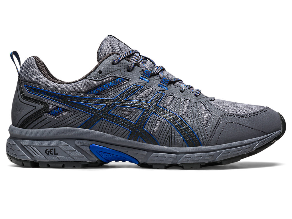 Pánské Trailové Běžecké Boty Asics Gel-Venture 7 Šedé Tmavě Šedé | 2179-QBMTZ