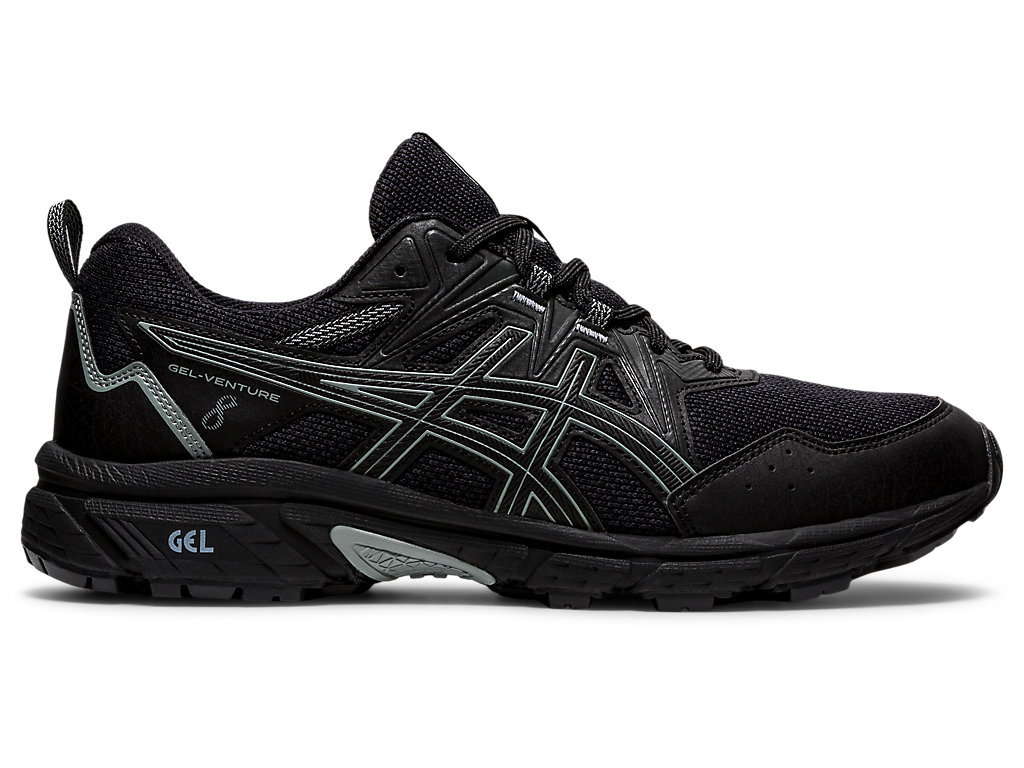 Pánské Trailové Běžecké Boty Asics Gel-Venture 8 Černé Černé | 2685-JZEUR