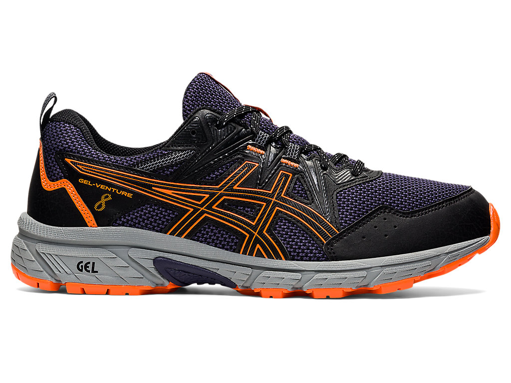 Pánské Trailové Běžecké Boty Asics Gel-Venture 8 Černé Oranžové | 3891-PVMEU