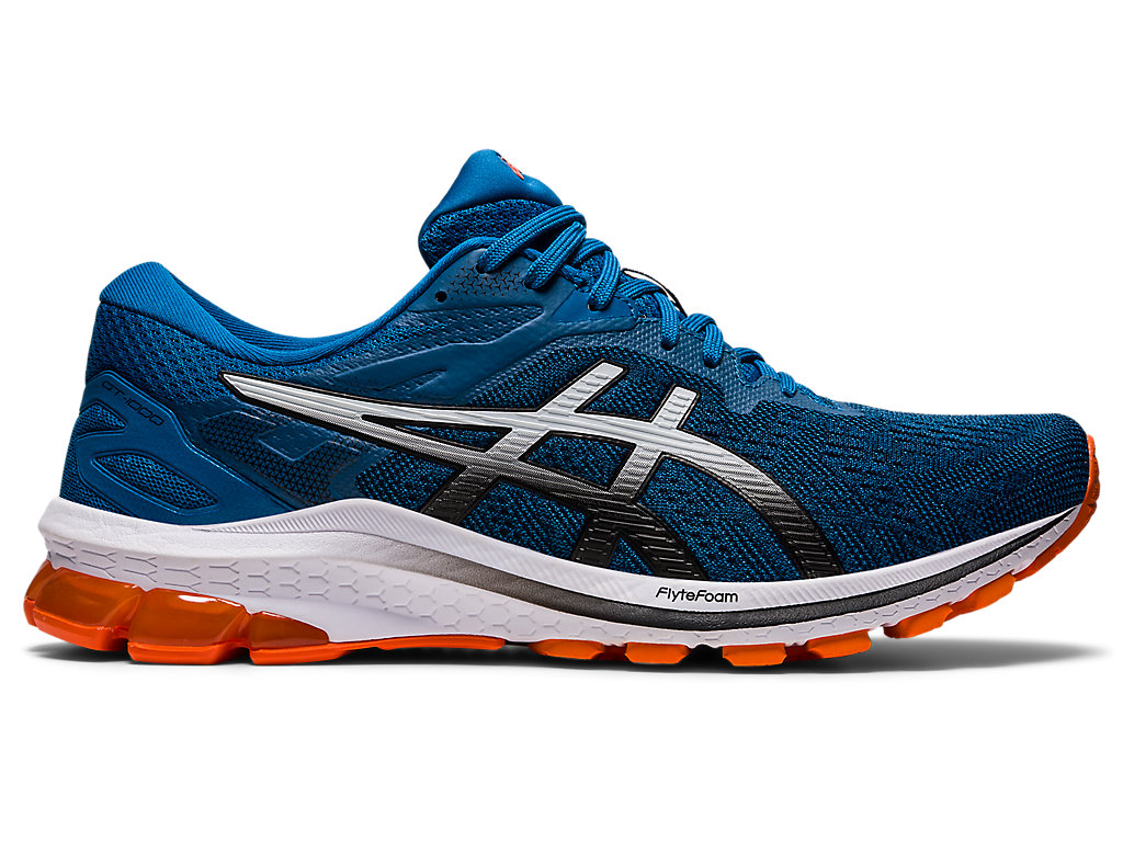 Pánské Trekové Boty Asics Gt-1000 10 (4E) Blankyt Černé | 2341-CUKJM