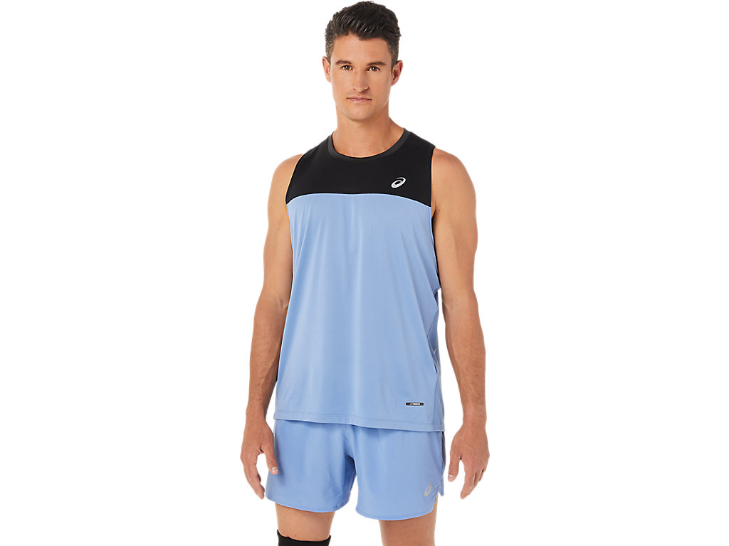 Pánské Tričko Asics Race Singlet Černé Blankyt | 9018-TLXAN