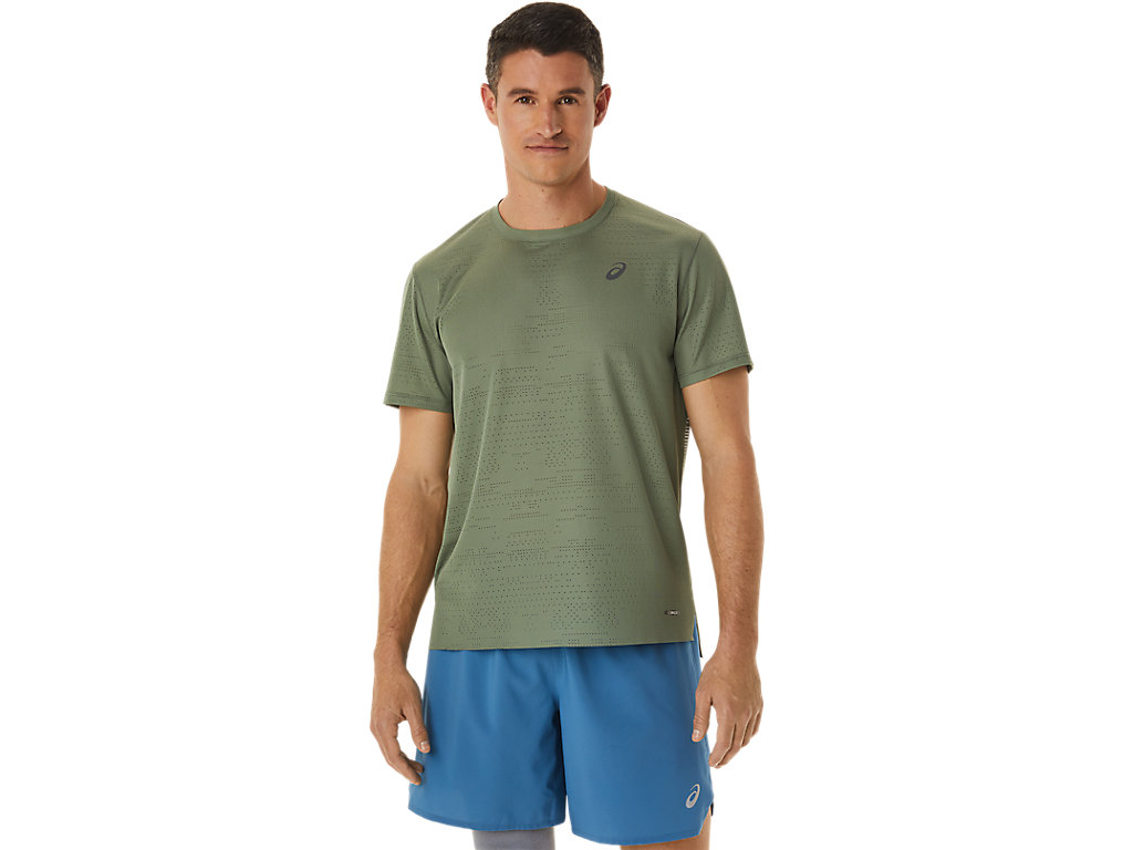 Pánské Tričko Asics Ventilate Actibreeze Sleeve Zelene | 5892-FLDCT