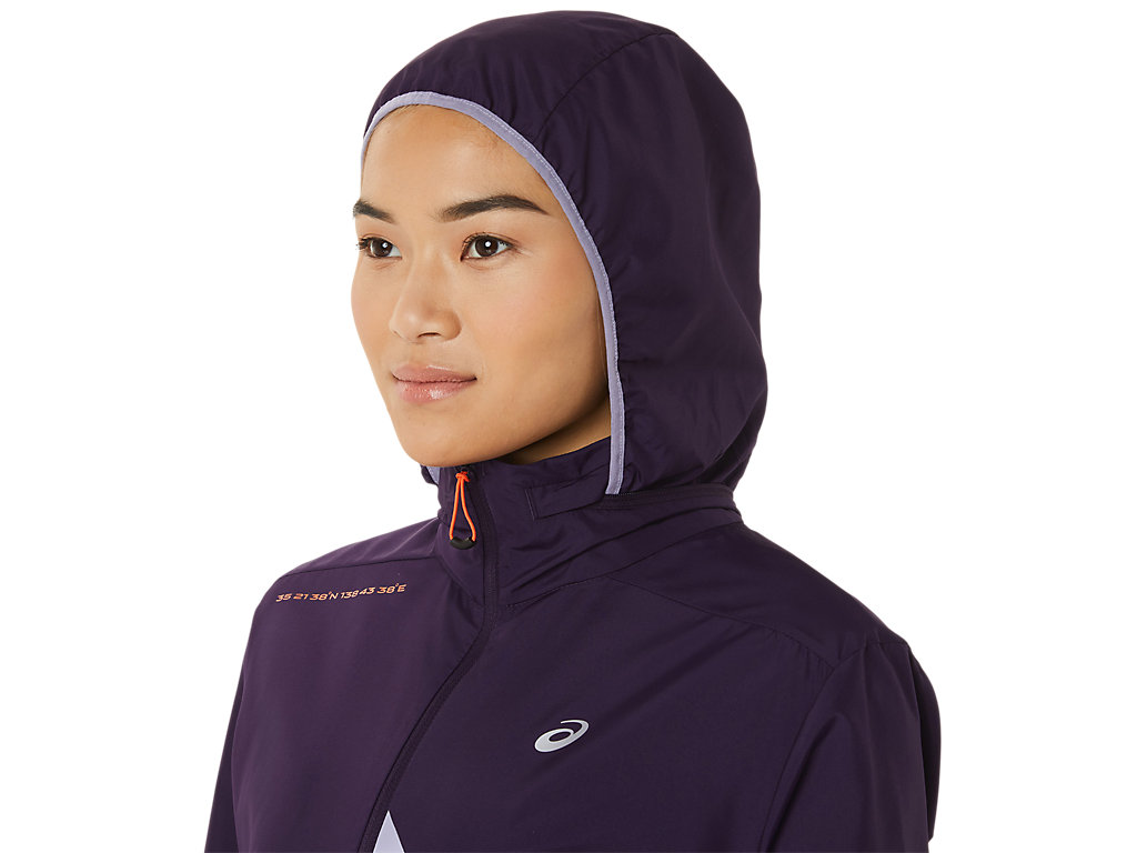 Dámské Bundy Asics Fujitrail Anorak Fialové | 9207-SYWOX