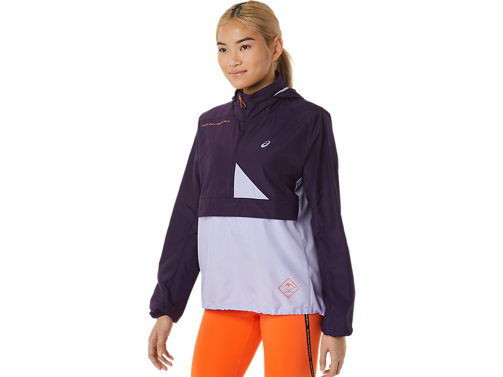 Dámské Bundy Asics Fujitrail Anorak Fialové | 9207-SYWOX