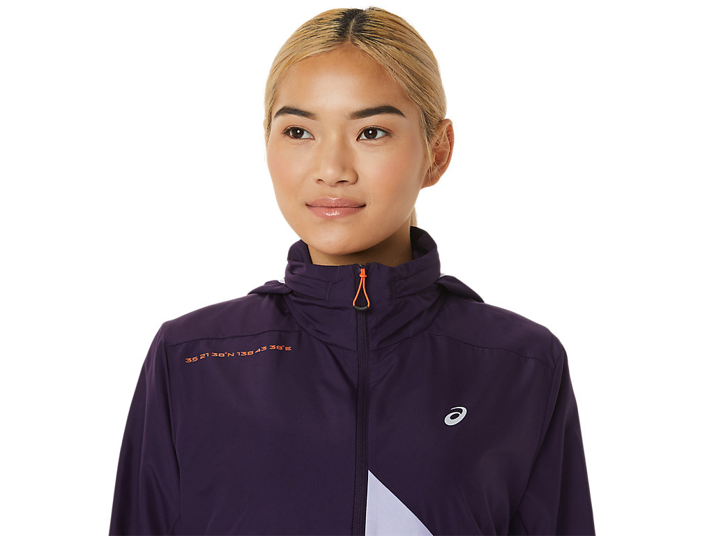 Dámské Bundy Asics Fujitrail Anorak Fialové | 9207-SYWOX