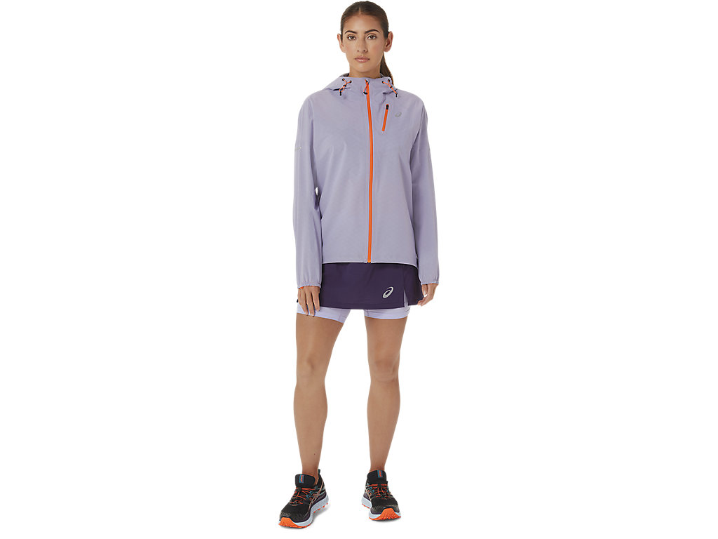 Dámské Bundy Asics Fujitrail Nepromokavé Šedé | 0358-PWMGK