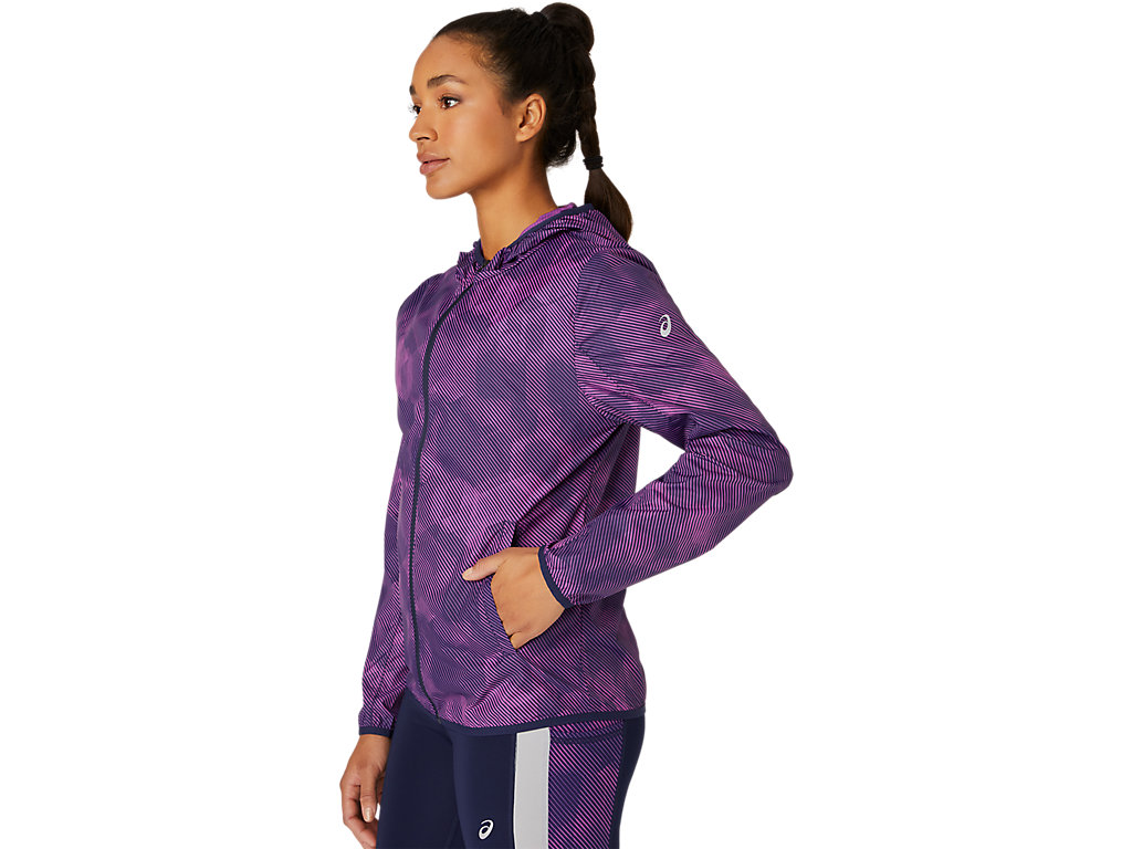 Dámské Bundy Asics Packable Fialové Tmavě Blankyt | 5802-JLFVZ