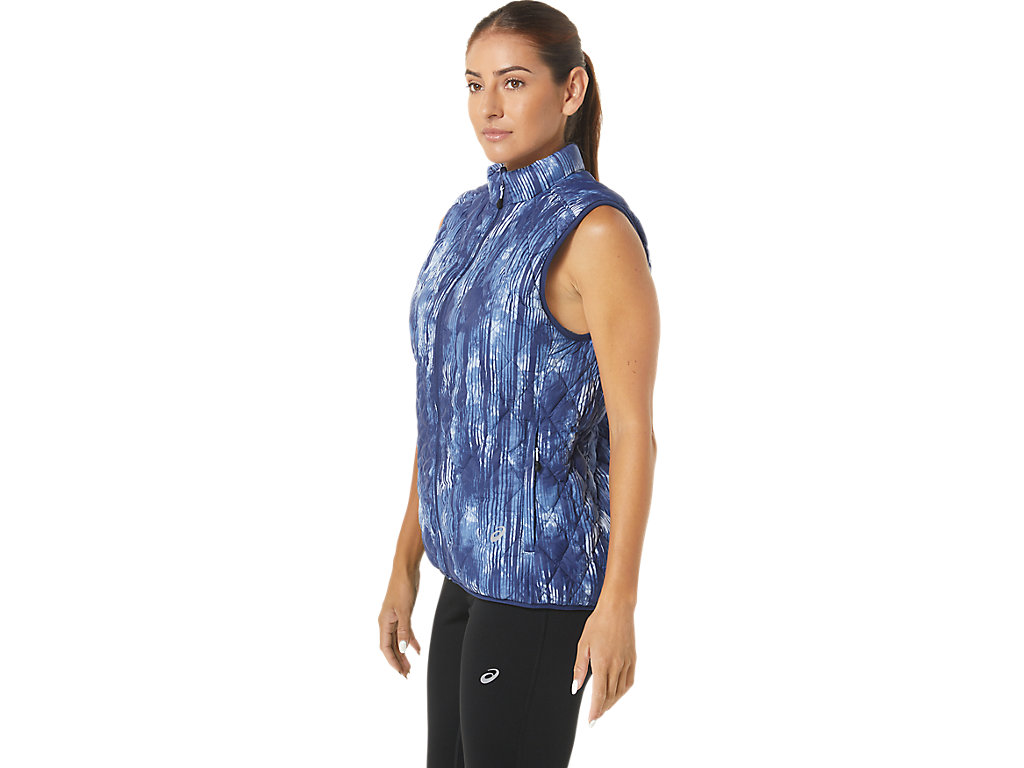 Dámské Bundy Asics Reverse Insulated Vest Tmavě Šedé Blankyt | 0957-VLNZT