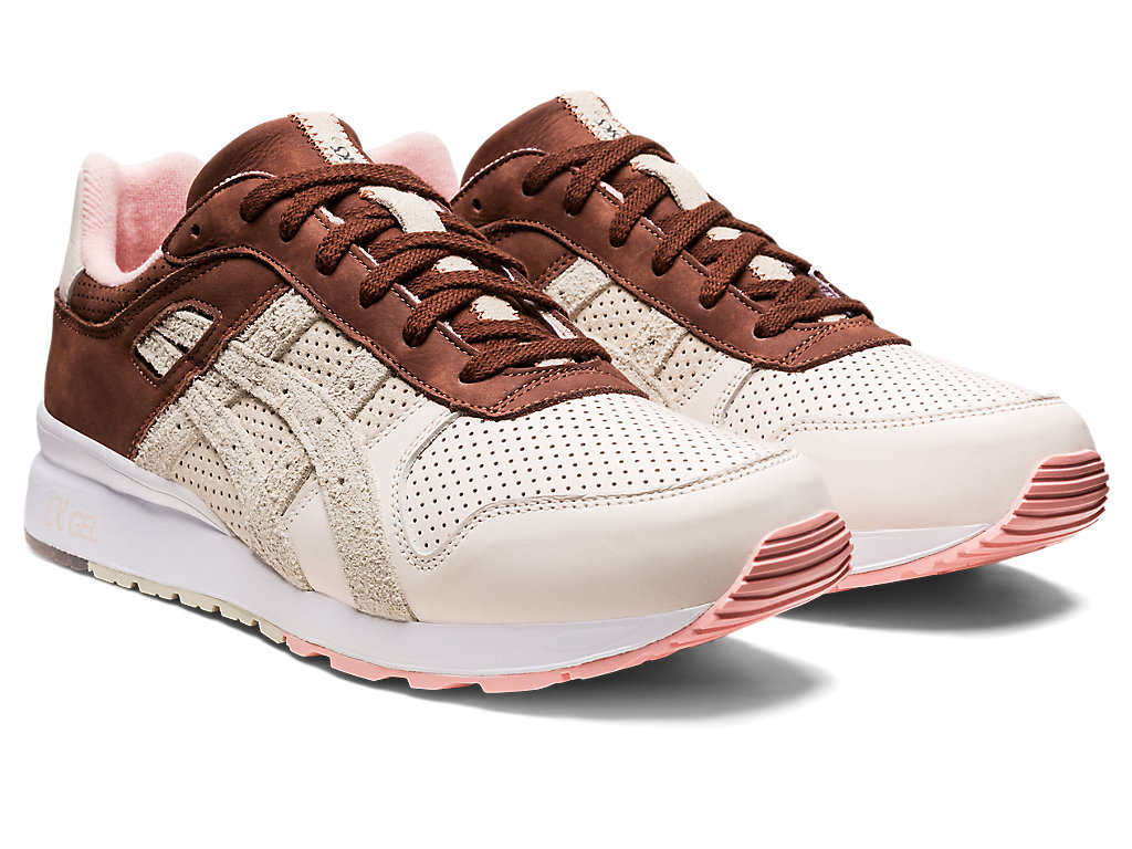 Dámské Sneakers Asics Afew X Gt-Ii Růžové Čokolády Hnědé | 5812-WSCZV