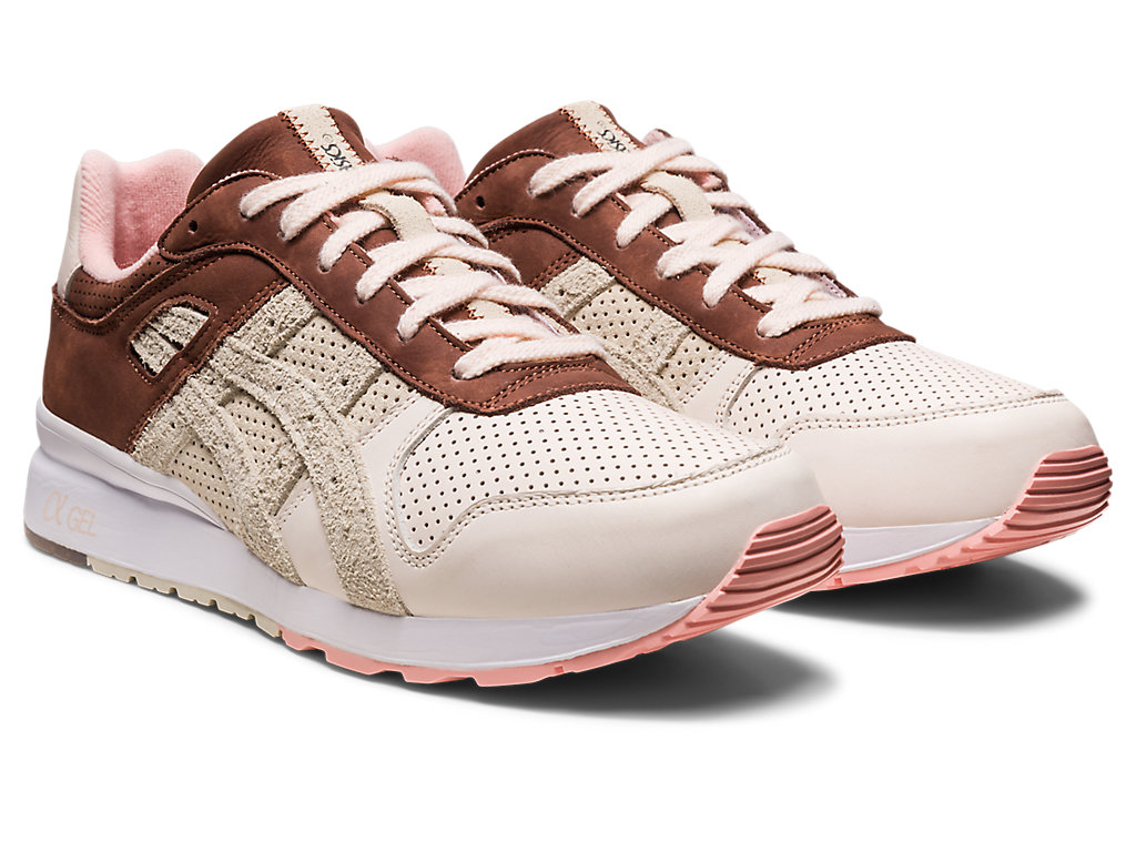 Dámské Sneakers Asics Afew X Gt-Ii Růžové Čokolády Hnědé | 5812-WSCZV