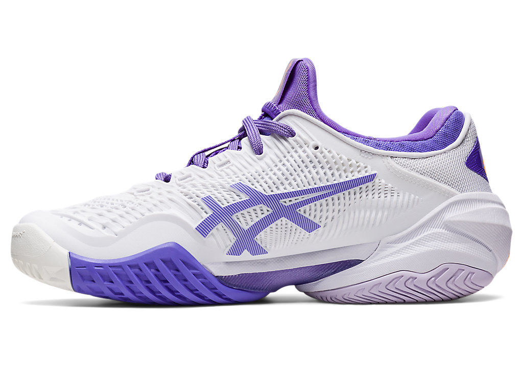 Dámské Tenisové Boty Asics Court Ff 3 Bílé | 6539-CQAYB