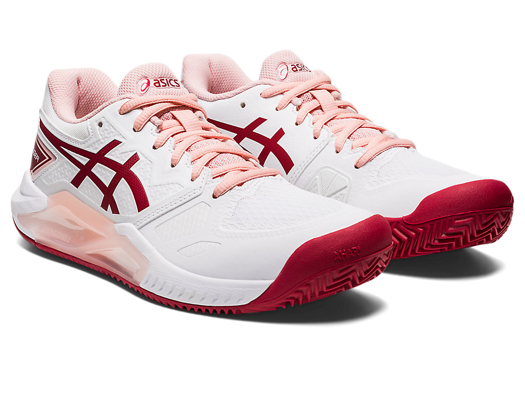 Dámské Tenisové Boty Asics Gel-Challenger 13 Clay Bílé | 7403-NCHSW