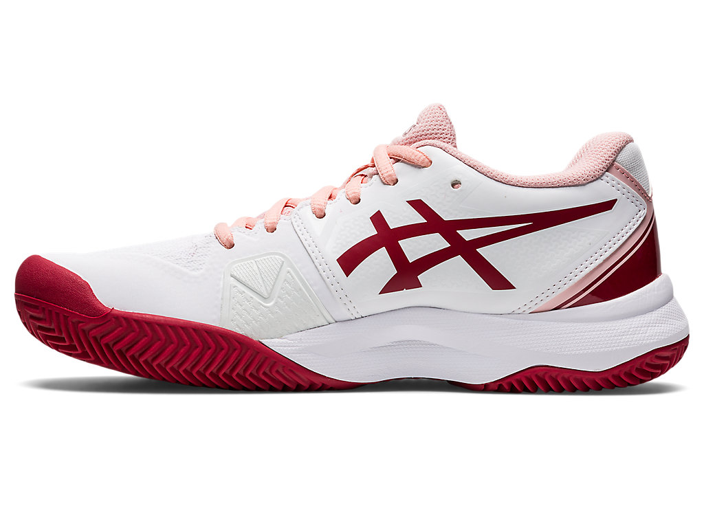 Dámské Tenisové Boty Asics Gel-Challenger 13 Clay Bílé | 7403-NCHSW