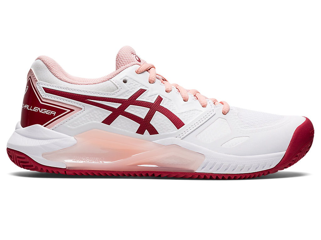 Dámské Tenisové Boty Asics Gel-Challenger 13 Clay Bílé | 7403-NCHSW