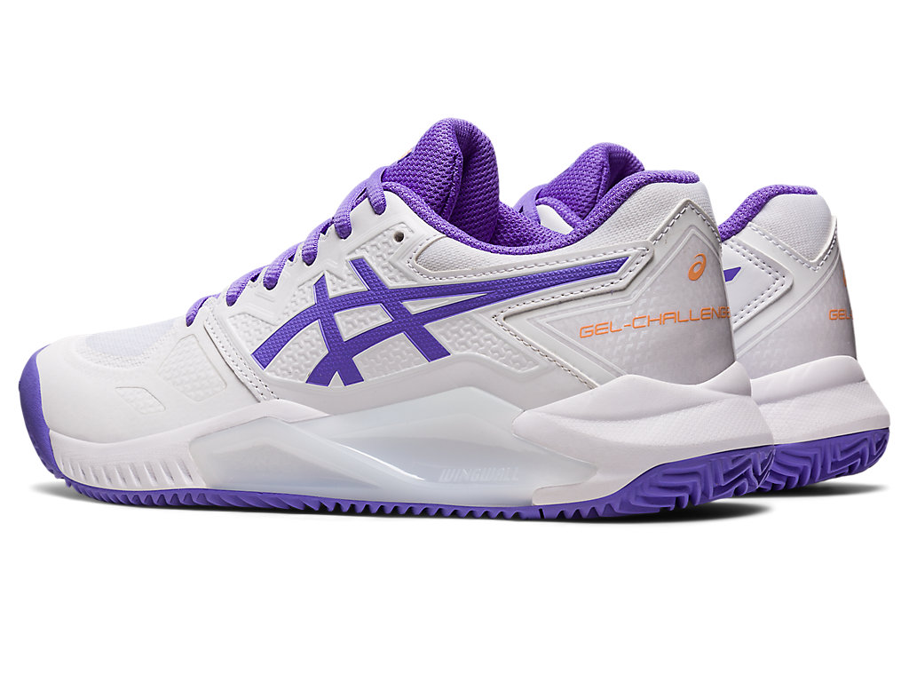 Dámské Tenisové Boty Asics Gel-Challenger 13 Clay Bílé | 9140-PCKDW