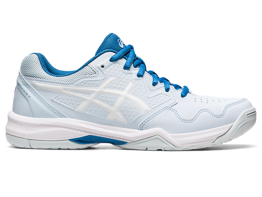 Dámské Tenisové Boty Asics Gel-Dedicate 7 Blankyt Bílé | 8394-TJMCI