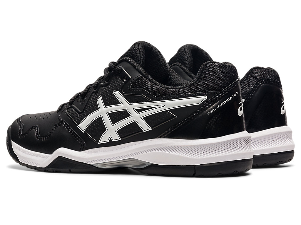 Dámské Tenisové Boty Asics Gel-Dedicate 7 Černé Bílé | 9731-WOAEG