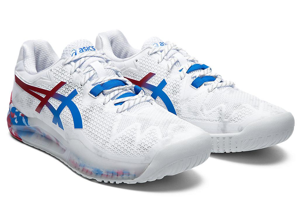 Dámské Tenisové Boty Asics Gel-Resolution 8 L.E. Bílé Stříbrné | 2691-FKUTR