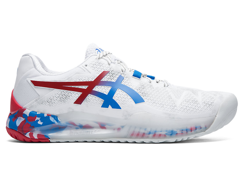 Dámské Tenisové Boty Asics Gel-Resolution 8 L.E. Bílé Stříbrné | 2691-FKUTR