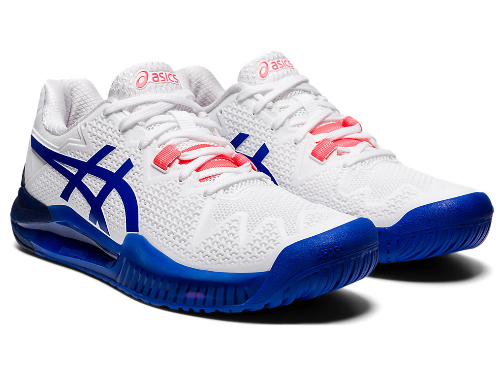 Dámské Tenisové Boty Asics Gel-Resolution 8 Bílé Blankyt | 4831-BOQUG