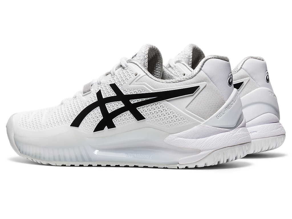 Dámské Tenisové Boty Asics Gel-Resolution 8 Bílé Černé | 9613-JVXDY