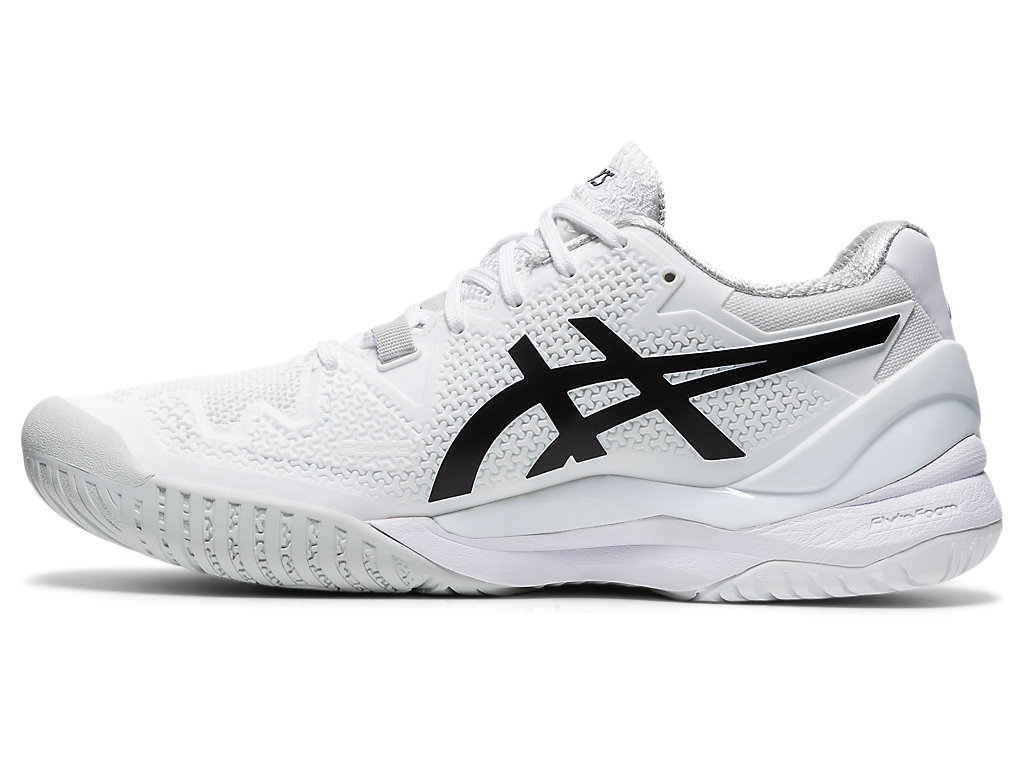 Dámské Tenisové Boty Asics Gel-Resolution 8 Bílé Černé | 9613-JVXDY