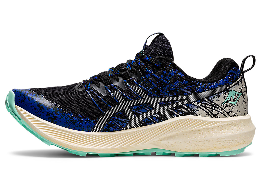 Dámské Trailové Běžecké Boty Asics Fuji Lite 2 Černé Stříbrné | 3059-PWCZY