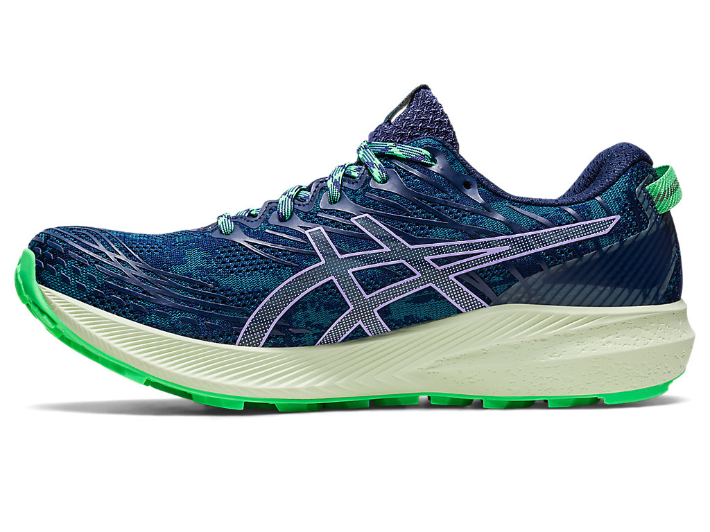 Dámské Trailové Běžecké Boty Asics Fuji Lite 3 Tyrkysové Fialové | 6325-OSAFL