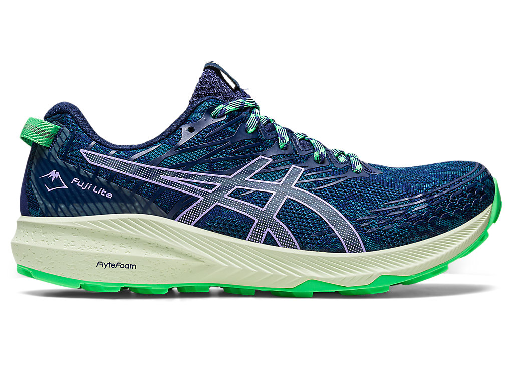 Dámské Trailové Běžecké Boty Asics Fuji Lite 3 Tyrkysové Fialové | 6325-OSAFL