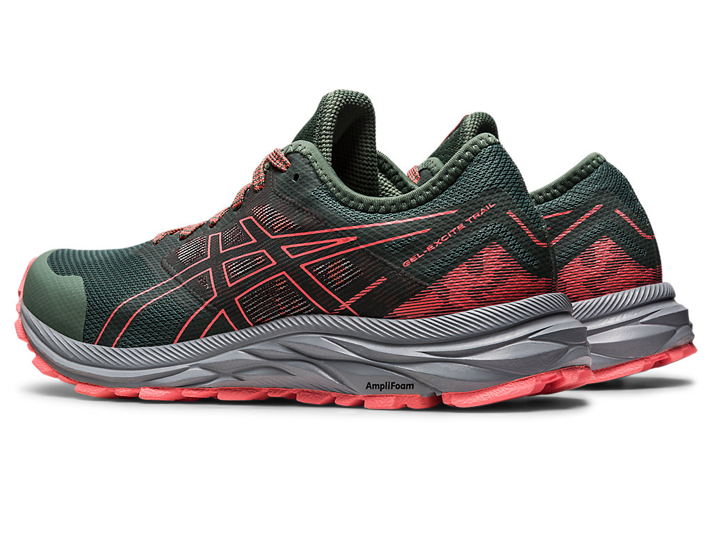 Dámské Trailové Běžecké Boty Asics Gel-Excite Trailové Tmavě Zelene | 9274-BXZTW