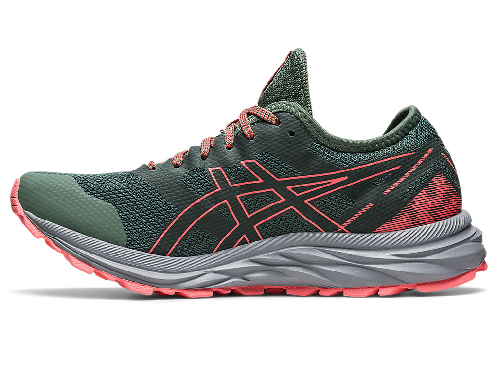 Dámské Trailové Běžecké Boty Asics Gel-Excite Trailové Tmavě Zelene | 9274-BXZTW