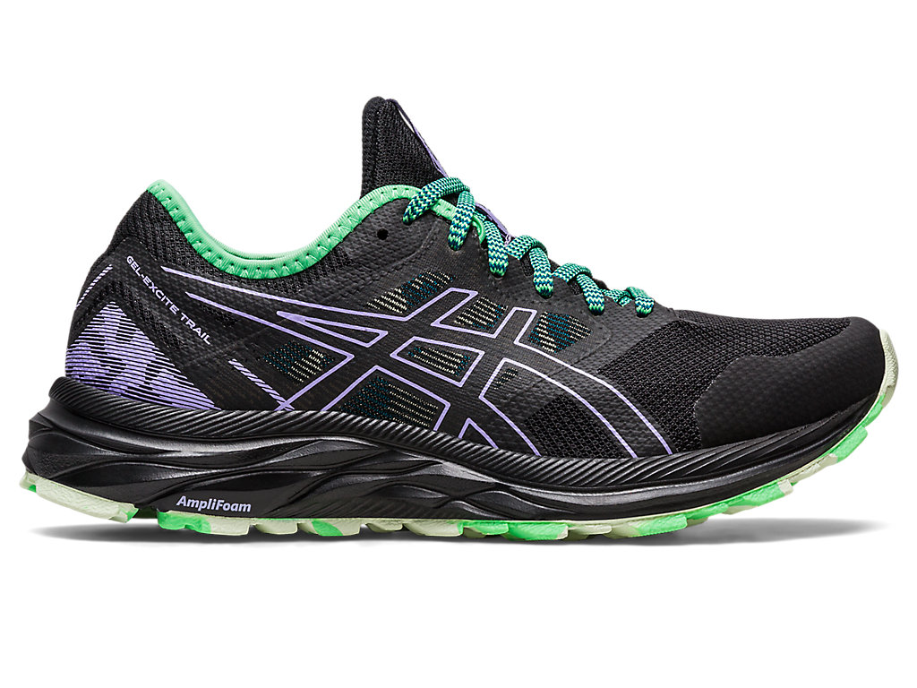 Dámské Trailové Běžecké Boty Asics Gel-Excite Trailové Černé Fialové | 9871-SJVNP