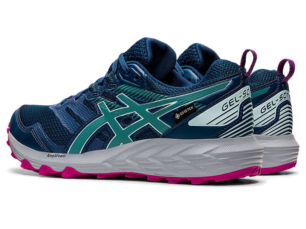 Dámské Trailové Běžecké Boty Asics Gel-Sonoma 6 G-Tx Blankyt Olivy Zelené | 5631-LIUQY