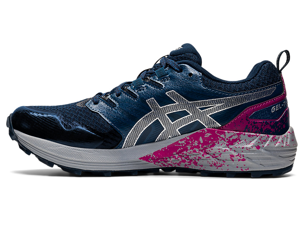 Dámské Trailové Běžecké Boty Asics Gel-Trabuco Terra Blankyt Stříbrné | 5809-TZCPA