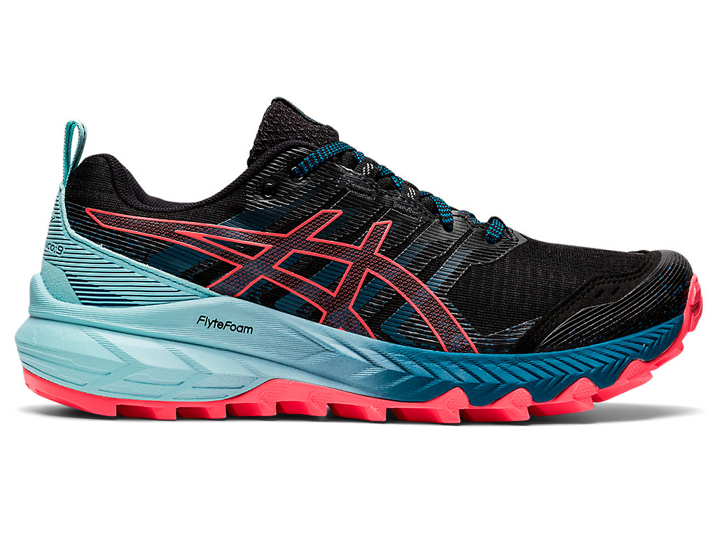 Dámské Trailové Běžecké Boty Asics Gel-Trabuco 9 Černé Koralove | 9571-SLREC