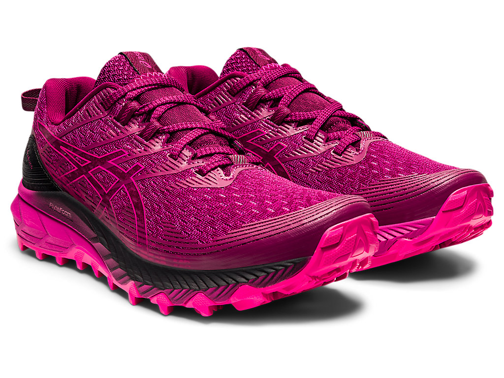 Dámské Trailové Běžecké Boty Asics Gel-Trabuco 10 Fuchsie Červené | 9640-LZTEI