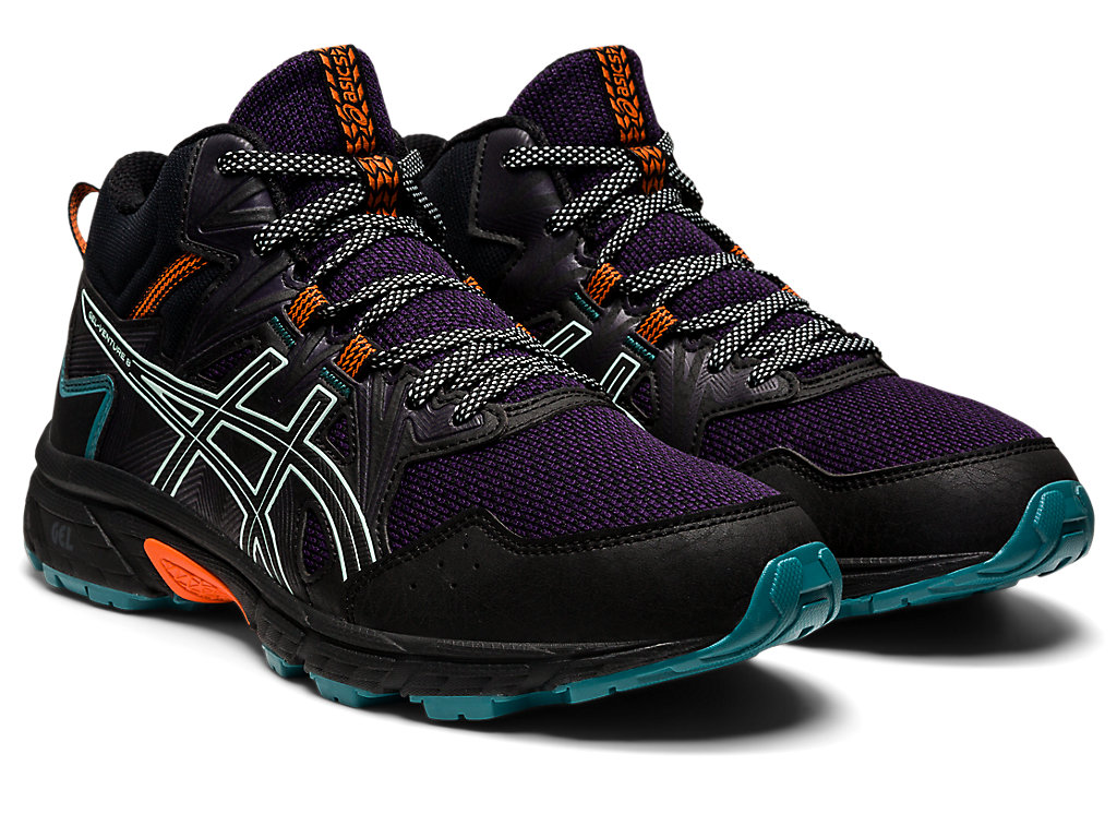 Dámské Trailové Běžecké Boty Asics Gel-Venture 8 Mt Černé Blankyt | 0283-OSGBU