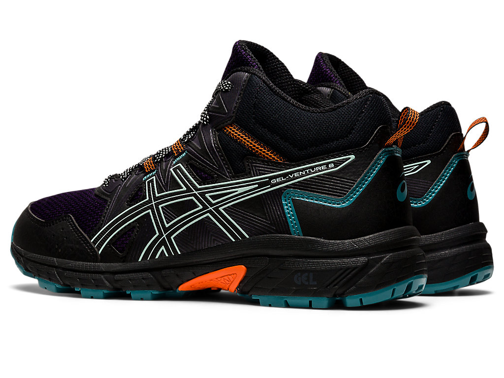 Dámské Trailové Běžecké Boty Asics Gel-Venture 8 Mt Černé Blankyt | 0283-OSGBU